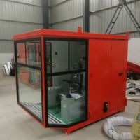 大連式，衛華式起重機司機室