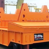 河南法蘭克 鋼包車(chē) 電動(dòng)平車(chē) 接渣車(chē)